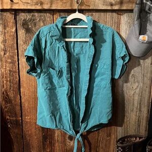 Teal Women's Top